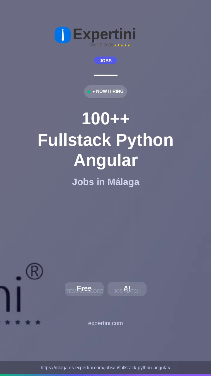 706+ Fullstack Python Angular Jobs in Málaga, Spain — Local Employers Hiring August 2026